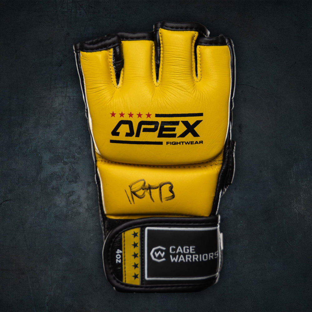 Cage Warriors Yellow Gloves (Signed)