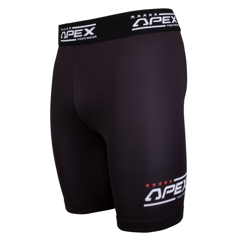 Apex X Cage Warriors Vale Tudo Shorts Black