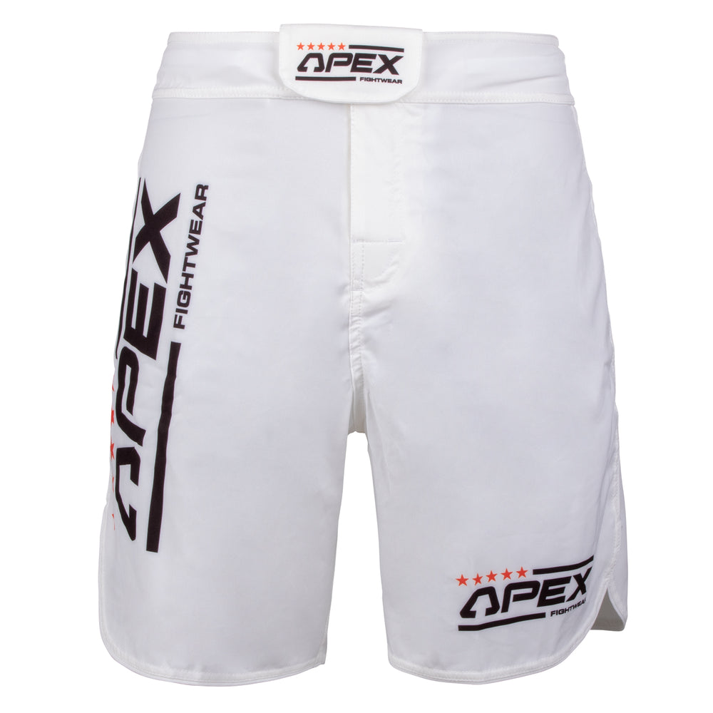 Apex X White MMA Shorts